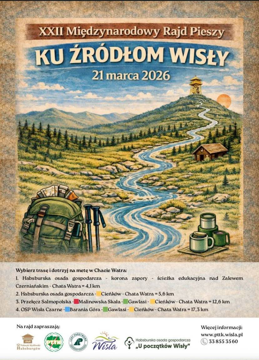 XXII Międzynarodowym Rajdzie Pieszym KU ŹRÓDŁOM WISŁY