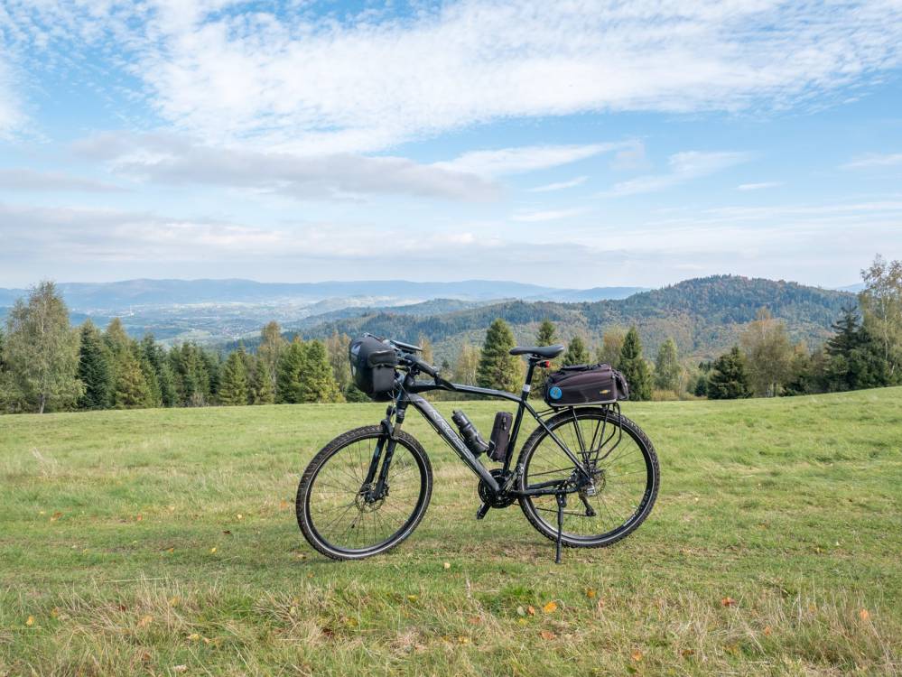 Czarny szlak rowerowy w Węgierskiej Górce